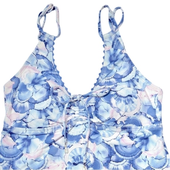 Tommy Bahama Island Cays Abalone V-Neck Tankini Top - Picture 3 of 10